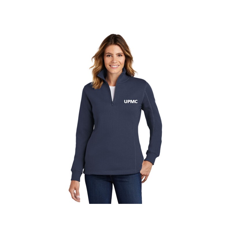 UPMC Sport Tek Women's 1/4 Zip Sweatshirt